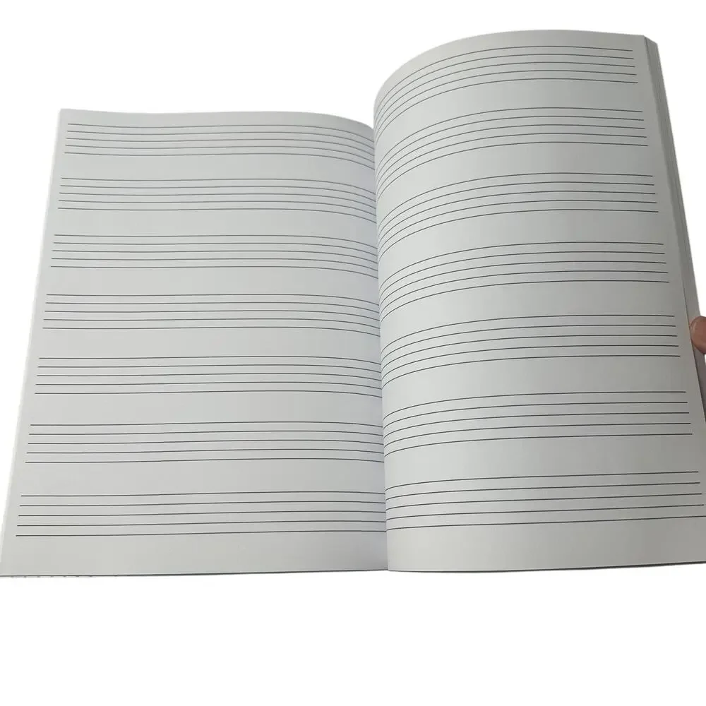Girls Music Journal Notebook 8.5x11 Wide Staff Paper Galaxy Rainbow Book New